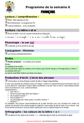 Semaine 6 - école à la maison IEF - Fiches  : Primaire 2