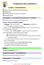 Semaine 6 - école à la maison IEF - Fiches  : Primaire 4