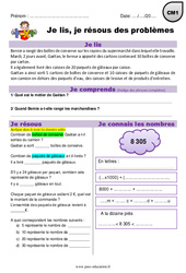 Addition et multiplication - Je lis et je résous : Primaire 4 - PDF à imprimer