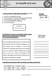 Fichier d’autonomie  - Elève en répartition : Primaire 5 - PDF à imprimer
