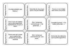 Jogging d'écriture - Billets rituels : Primaire 2 - PDF à imprimer
